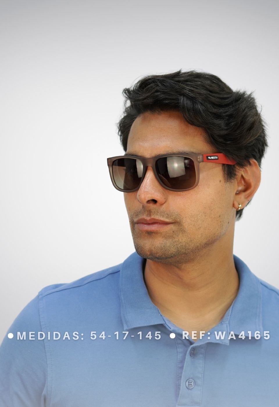 ggafas.com -Gafas Sol Filtro UV400 Lente Polarizado Negro-Morado