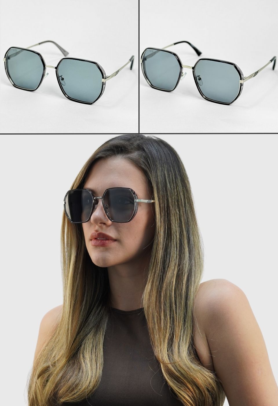 ggafas.com -Gafas Sol Filtro UV400 Lente Polarizado Negro-Gris ggafas.com -Gafas Sol Filtro UV400 Lente Polarizado Negro-Gris