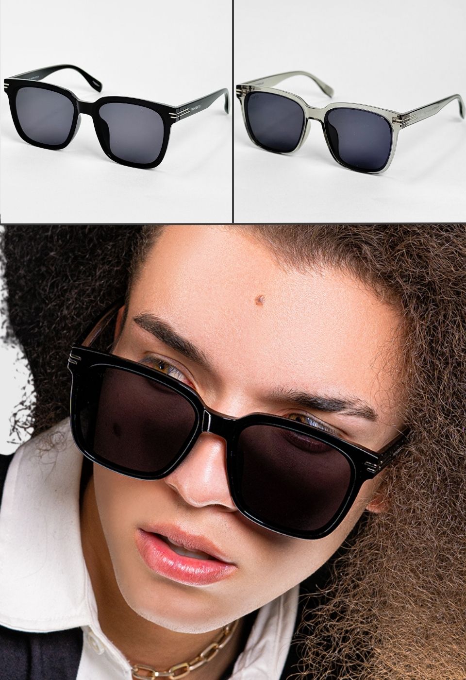 ggafas.com -Gafas Sol Filtro UV400 Lente Polarizado Plateado-Gris ggafas.com -Gafas Sol Filtro UV400 Lente Polarizado Plateado-Gris