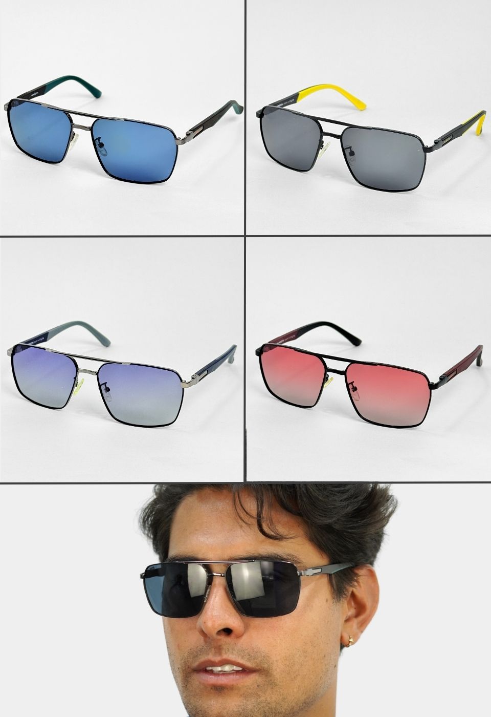 ggafas.com -Gafas Sol Filtro UV400 Lente Polarizado Rojo ggafas.com -Gafas Sol Filtro UV400 Lente Polarizado Rojo