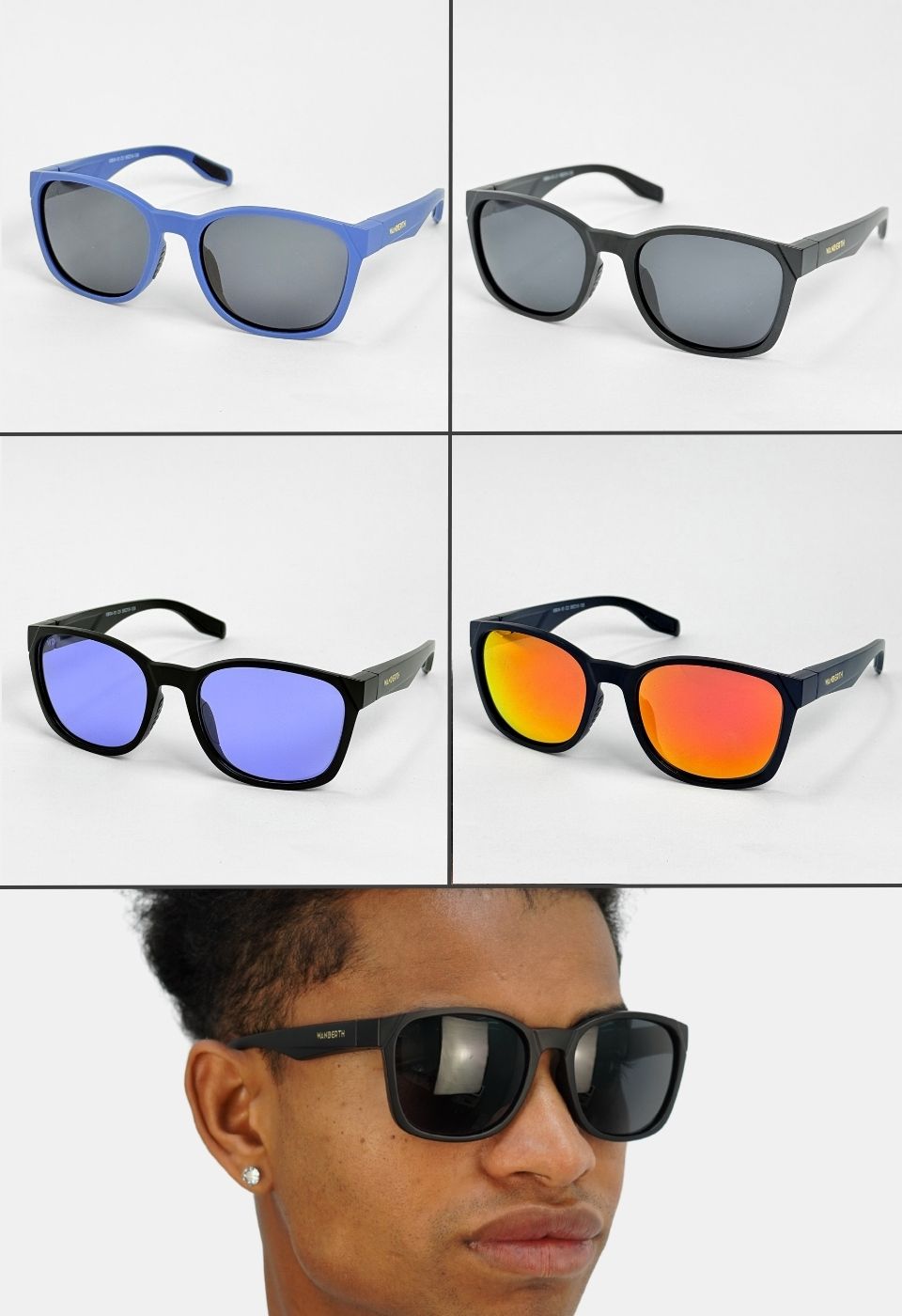 ggafas.com -Gafas Sol Filtro UV400 Lente Polarizado Negro-Naranja ggafas.com -Gafas Sol Filtro UV400 Lente Polarizado Negro-Naranja