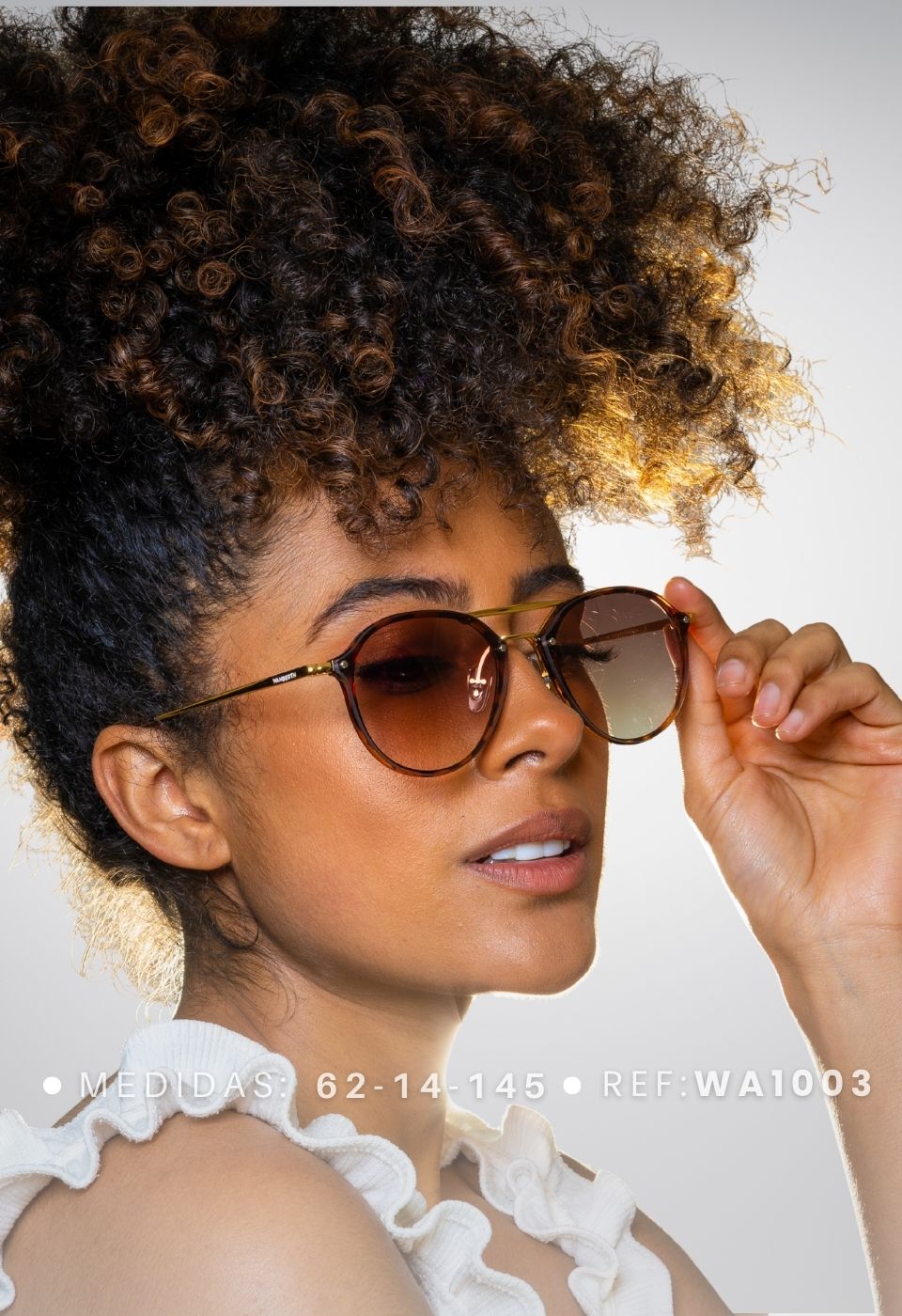 ggafas.com -Gafas Sol Filtro UV400 Lente Polarizado Dorado-Negro