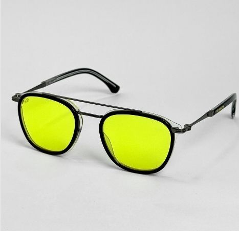 ggafas.com -Gafas Sol Filtro UV400 Lente Polarizado Negro-Amarillo
