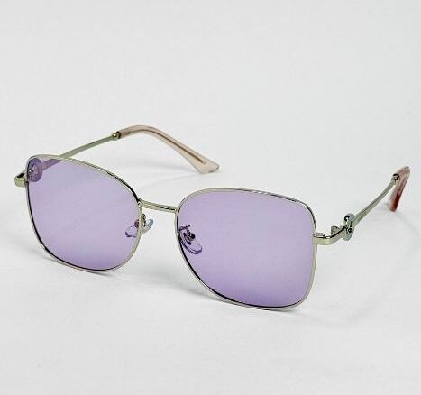 ggafas.com -Gafas Sol Filtro UV400 Lente Polarizado Plateado-Lila