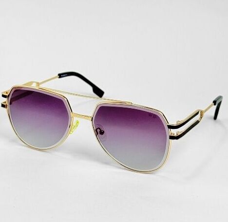 ggafas.com -Gafas Sol Filtro UV400 Lente Polarizado Dorado-Morado