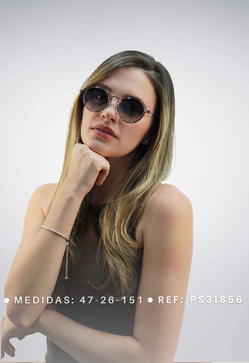 ggafas.com -Gafas Sol Filtro UV400 Lente Polarizado Plateado-Rosa