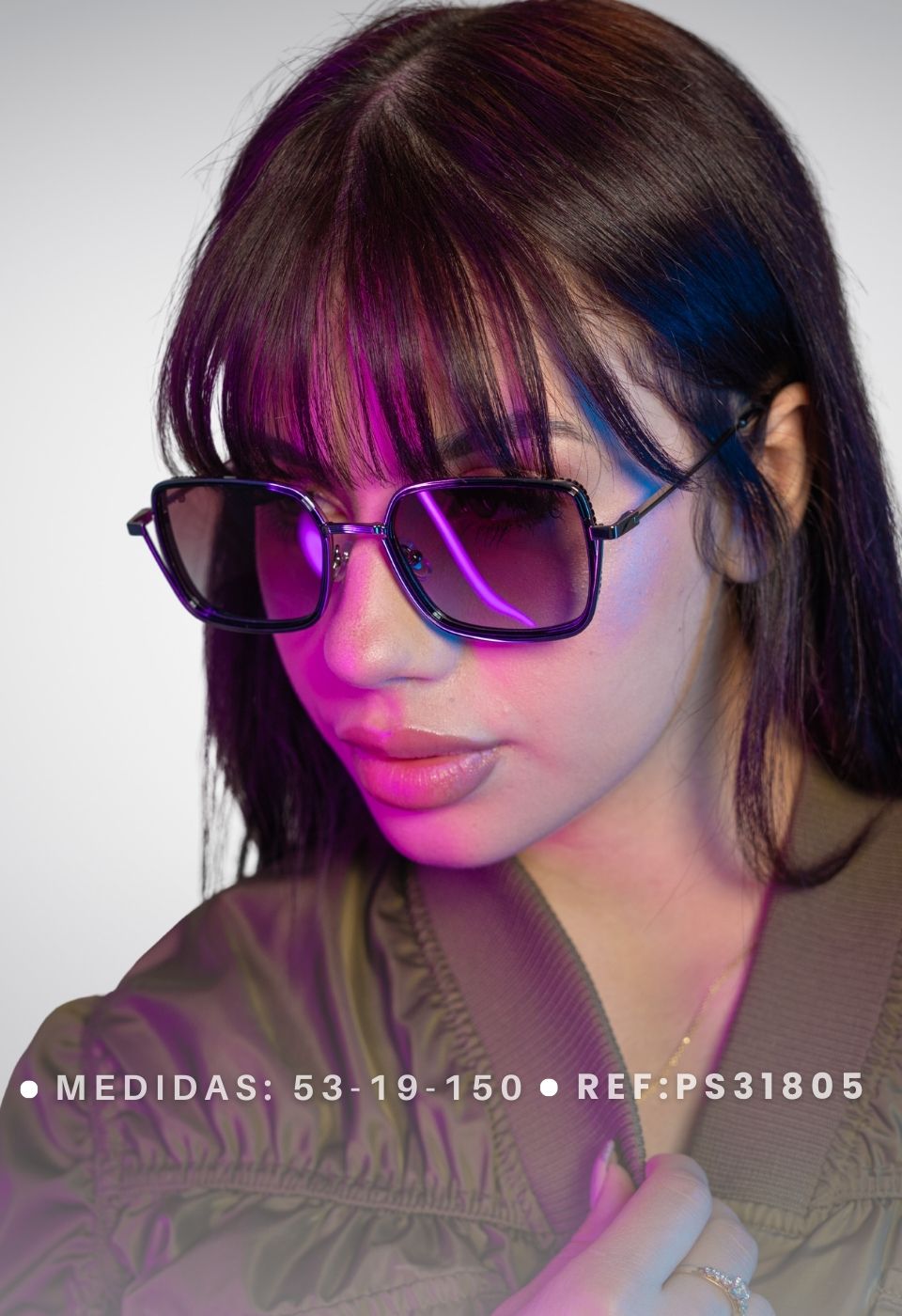 ggafas.com -Gafas Sol Filtro UV400 Lente Polarizado Gris-Rojo