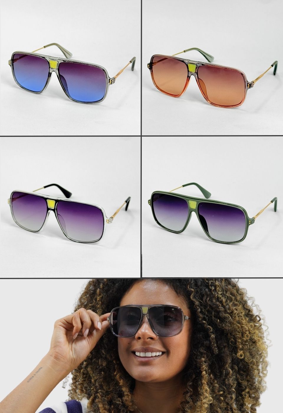 ggafas.com -Gafas Sol Filtro UV400 Lente Polarizado Gris-Morado ggafas.com -Gafas Sol Filtro UV400 Lente Polarizado Gris-Morado