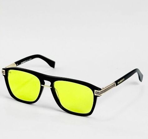 ggafas.com -Gafas Sol Filtro UV400 Lente Polarizado Negro-Amarillo