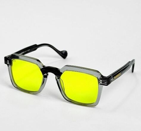 ggafas.com -Gafas Sol Filtro UV400 Lente Polarizado Negro-Amarillo
