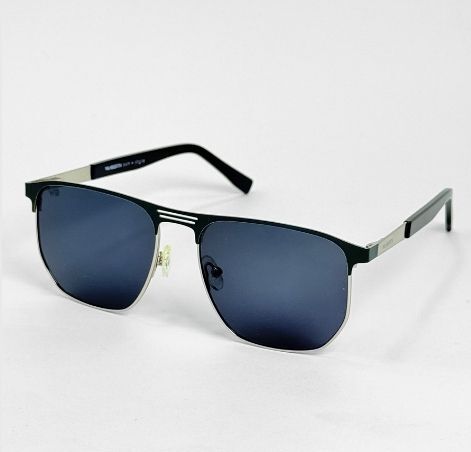 ggafas.com -Gafas Sol Filtro UV400 Lente Polarizado Negro-Plateado