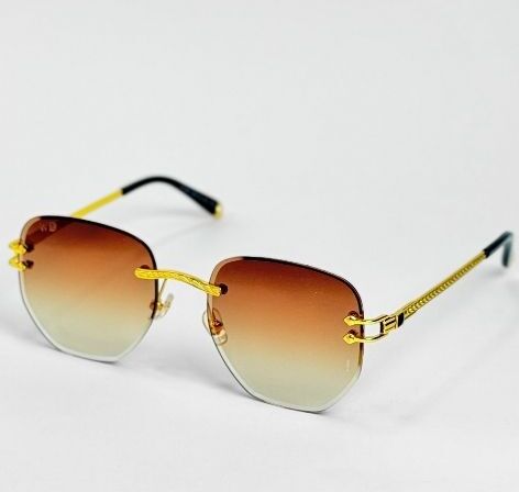 ggafas.com -Gafas Sol Filtro UV400 Lente Polarizado Dorado-Café